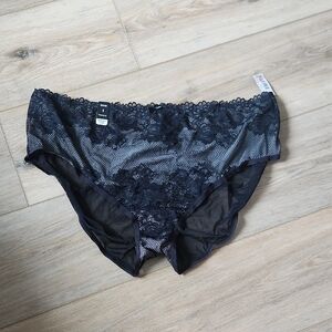 Elegant Black Lace Women's Briefs